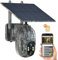 VOOPEAK 4G LTE Cellular Wildlife Camera Solar Powered 2.5K Live Streaming, Pan 355°Tilt 90° Remote Adjustment, 4G Trail Cameras with Night Vision Motion Activated Waterproof