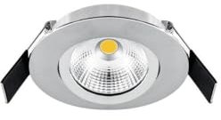 EVN LED Deckeneinbauleuchte Rund - schwenkbar, 6W, 683lm, 3000K, chrom (ESW20N61502)