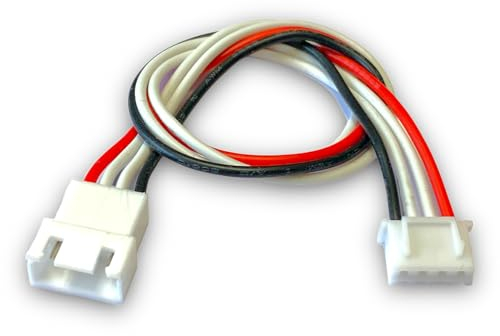 VUNIVERSUM 2X Stück JST-XH Premium 3S 4Pin Balancerkabel Balancer Kabel Verlängerung Ladekabel XH Stecker auf Buchse 20cm 30cm 24AWG Adapterkabel für Lipo Akku Modellbau (2 x 50cm)