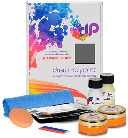 DrawndPaint Ausbesserungslack Lackreparaturset Kratzerentfernung Autolackrepatur Ausbesserung Steinschlägen Kratzern am Auto Lackstift geeignet für Ford Magnetic Metallic-U
