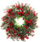 Milageto Couronne de Noel Decoration de Noel, Couronne de Noel Porte Couronne Noel, Couronne de Noel Porte Exterieur Couronne de Noel a Decorer, Couronne Noel Porte