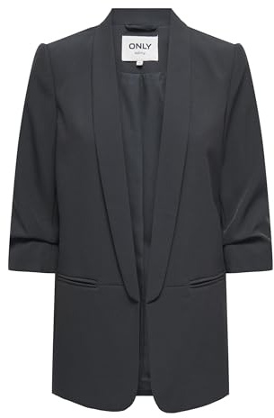 ONLY Damen Blazer Onlelly 3/4 Life Blazer TLR Noos, Blue Graphite,34