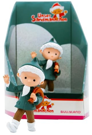 Bullyland – Sandmännchen Geschenkset aus Sandmännchen und Seine Freunde, perfekt als Spielzeug Figur, Dekoration und kleines Geschenk für Kinder ab 3 Jahren, detailgetreue 7,5 cm Sammelfigur 43656