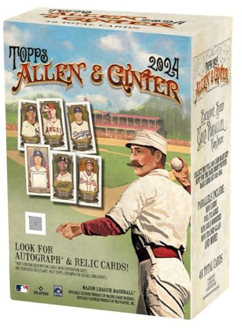 Topps 2024 Allen & Ginter Baseball Factory versiegelte Vorteilsbox – Baseball-Wachspackungen
