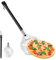 Leonyo 20,3 cm perforierter Pizzaschieber, runder Pizzaschieber, Edelstahlspatel, Paddel für Köche, Bäcker, hausgemachte Ofen