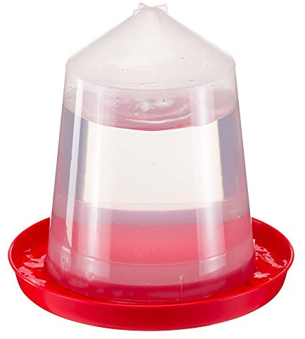 Ferplast Abbeveratoio per Galline Abbeveratoio per Polli OLBIA 5, in Plastica Riciclata, Capacità, 9 Litri