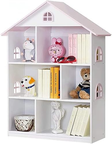Bibliothèque en bois à 3 niveaux pour livres et jouets pour chambre d'enfant, salle de jeux, crèche, cadeau pour garçons et filles âgés de 3 à 8 ans