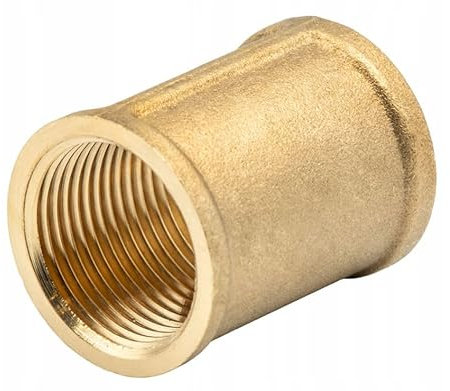 ABAZO - Rückschlagventil, Rohrverbinder, Messing Muffe, Rohrverbindungen, Messingverlängerung, Messingbeschlag, Außengewinde, Innengewinde - Muff 3/4 IG