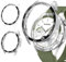 Neitra [2 Pack Screen Protector Case for Huawei Watch GT 4 46mm, Hard PC Bumper Cover with Tempered Glass Screen Protector Shell Cover Full Coverage Scratchproof Protective Case for Huawei Watch