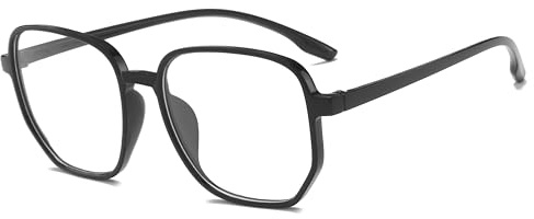 Blue Light Blocking Glasses Oversized Fashion Blue Light Glasses for Women Anti Eyestrain & UV Protection Computer Eyeglasses