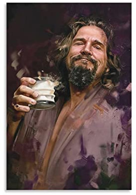 MINGYANMAO Bild Auf Leinwand 30 * 50cm Jeff Bridge Poster Living Room Bedroom Painting Artwork Senza Cornice