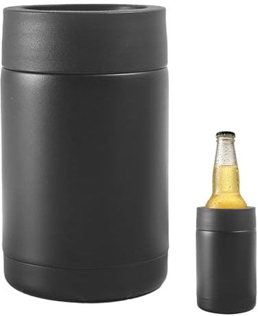 Beer Cooler, Premium Can and Bottle Holder, Triple Insulated Stainless Steel, Keeps Drinks Cold for Hours, Beer Bottles and Can Coolers, 12 oz