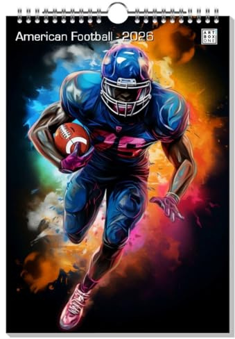 artboxONE Kalender 2026 American Football Wandkalender A4 2026 Sport