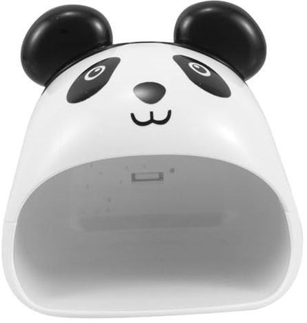 Zerodeko Portable Mini Nail Lamp USB Plug Single Finger Nail Dryer Cute Panda Design Quick Drying Cordless Curing Light