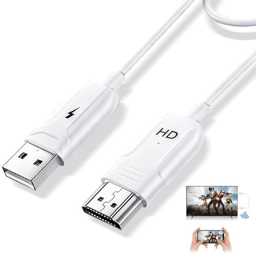 FENGYUN ELE Wireless HDMI Adapter, HD Wireless HDMI Display Adapter mit Miracast/AirPlay, Kompatibel mit iOS/Android/Windows/Mac, Plug & Play, Bildschirmspiegelung für TV/Monitor/Projektor
