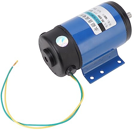 BAFOVY Motore Elettrico DC 220V, Motore DC a Magnete Permanente 200W 1800RPM Velocità Regolabile CW CCW Nucleo in Rame Acciaio Inossidabile per Tornio Trasportatore Attrezzature di Perforazione