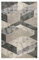 Wecon Home Esprit I Moderner glänzender Kurzflor Teppich - Läufer für Wohnzimmer, Flur, Schlafzimmer I Tamo I ESP-5199-095 I Beige Grau Silber Taupe I (80 x 150 cm)