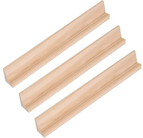 Weddecor, Tile and Stone Shelf Made of Wood for handicrafts, Replacement Stones, Board Games, Scrapbooking, Jewelry and as Wall Decorations, Wood, 3