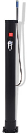 Festnight Doccia Solare in Inox 8 L Altezza 115 cm PVC Acciaio da Giardino/Piscina per Esterno