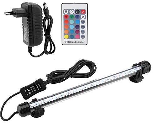 Aquarium Beleuchtung LED RGB Lampen LED Aquarium Licht Unterwasser Beleuchtung Aquarium Tauchlampen mit Fernbedienung Aufleuchten Deko für Aquarium Fische Tank