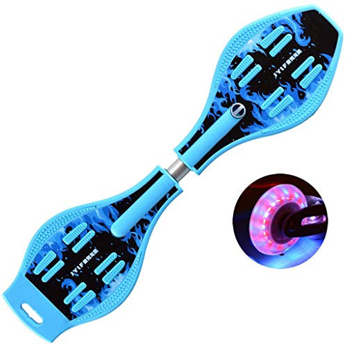 LZY Waveboard Vitality Board Schlangenbrett Skateboards Concaved Caster Board Street Kunststoffdeck Skateboard mit leuchtenden Rädern PU-Rollen , Skateboards Street Surfboard Unisex