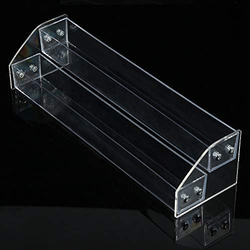 Cocoarm 2-7 Etagen Acryl Nagellack Ständer, Transparent Treppen-Design Nagellack Organizer Display Aufbewahrung (2)