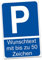 Hinweisschild 20x30cm Alu Verbundplatte für Zaun Tor Tür Pfosten wetterfest robustes Aluminium Schild Parkplatzschild langlebig (09 Parkplatz + Wunschtext)
