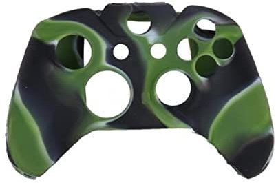 G-MOTIONS Funda para Mando Xbox One – Protección de Silicona para tu Mando Xbox, Evitar ensuciar el Mando y Proporciona una protección Adicional en Caso de Choque (Negro/Verde)