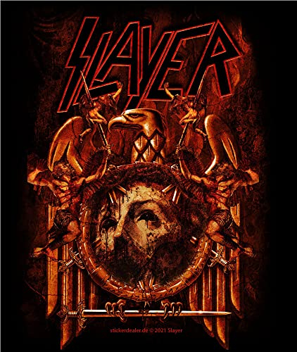 Slayer Aufkleber Art to Match Sticker Bands Trash-Metal ca.12x10 cm
