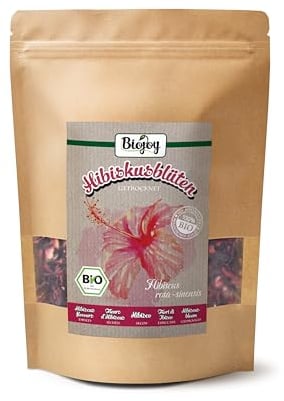 Biojoy BIO-Hibiskusblüten getrocknet (250 g), Hibiskustee (Hibiscus sabdariffa L.)