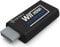 PORTHOLIC Adattatore Wii Hdmi, adattatore Wii a HDMI, convertitore Wii a HDMI con ingresso 1080P/720P e uscita video e audio 3,5 mm + cavo HDMI per tutte le modalità di visualizzazione (nero)