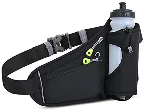 KALUROIL Ceinture de Course, Sac Banane de Sport Etanche Sacoche Running Belt Réglable pour , Convient pour Gym,Voyage,Escalade,Randonnée,Vélo