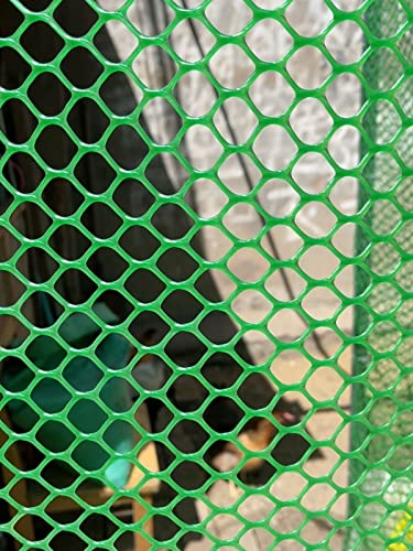 Drahtgitter Maschendraht Gartenzaun Grün Hühnernetz, Plastik Temporäre Zaun-Tierbarriere Für Hof/ Garten/ Hühnerstalldach/ Hühnergehege, Sicherheitszaun Aus Kunststoff Für Den Balkon Hasendraht Volier