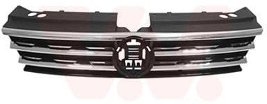 VAN WEZEL 5747510 KÜHLERGRILL KÜHLERGITTER Grill Gitter schwarz chrom/schwarz
