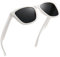 Joopin Klassische Rechteckige Sonnenbrille Damen Weiß und Vintage Polarisierte Sonnenbrille Herren Beige UV400 Retro Brille Sport zum Fahren Wandern (Beige Grau)