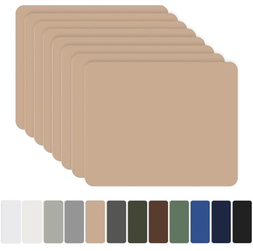 OAZ Nylon Selbstklebende Patches, 8 Stück 20x15cm Selbstklebender Wasserdichte Reparatur Patch, Nylon Flicken Selbstklebend Khaki, für Zelte, Daunenjacke, Schlafsack, Tasche