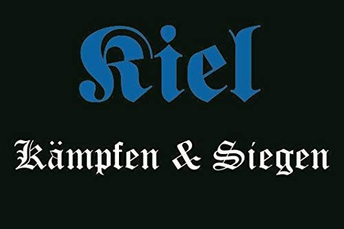 U24 Aufkleber Kiel Kämpfen & Siegen Flagge Fahne 8 x 5 cm Autoaufkleber Sticker