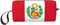 Aufbewahrungstasche mit Flagge von Peru, kleine Make-up-Tasche für Geldbörse, Reise-Make-up-Tasche, Mini-Kosmetiktasche für Herren, Flagge von Peru, Einheitsgröße