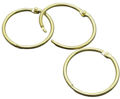 Heftringe, 32 mm, vermessingt, 100 Stück