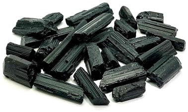 arana's - Turmalina negra en bruto piedra natural de 2 a 3 cm 100g - Mineral proteccion electromagnética - Cristales y piedras naturales curativas - Decoración del hogar (Turmalina 2-3 cm 100 gr)