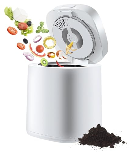 XNYXLPP Composteur de Cuisine électrique, Poubelle Intelligente de 2,5 L, cycleur Automatique de déchets Alimentaires pour comptoir intérieur