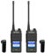 Retevis RB658 Walkie Talkie, Bluetooth Two Way Radio 1800mAh, APP Control, AI Noise Cancelling, 1.77inch Screen, with Wireless Earpiece for Fleet, Vehicle Driving (2 Pack, Black)