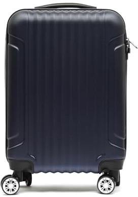 MISAKO Turbo Kleiner Harter Koffer Damen - Turbo Marineblau 54 X 35 X 22 cm Klein