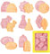 HFMYGS 8 Stück Eid Mubarak Cookie Cutter, 3D Eid Mubarak Ausstechformen Set, Muslim Cookie Cutter Molds Set, DIY Kuchen Backen Werkzeuge Zubehör, Familienküche, Feiertagsparty ﻿