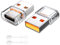 Yingtop Adaptador USB a Tipo C 2PCS Adaptador USB a USB C USB C Hembra a USB Macho Convertidor Cable Cargador Tipo A Compatible con App-le Watch 9 8 7, I-Phone 16 15 14 13 Pro MAX