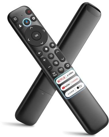 Voice Remote Only for TCL-Google-TV-Remote-Control Replacement,RC813 Remote Compatible with TCL 4k QLED/UHD/QD-Mini LED Series Smart TVs(Not for Fire&Roku TVs)