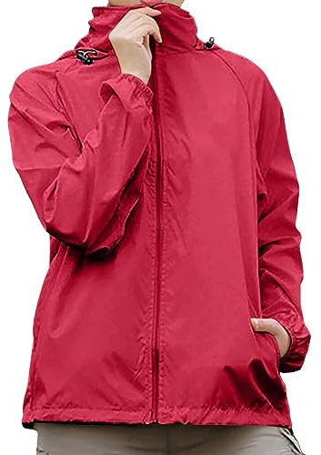 Coupe Vent Impermeable Femme De Randonnée Veste Kaki Manteaux Ciré Confort Running Legere Parka Mi Saison Printemps Chic Et Elegant Vêtements Imperméables