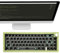 Clavier mécanique sans Fil, PC Game Compact RETALLIT Clavier - Accessoires Home Accessoires 67 Touches Clavier sans Fil avec Bouton multimédia pour la Maison, Salle de Jeux, café Internet