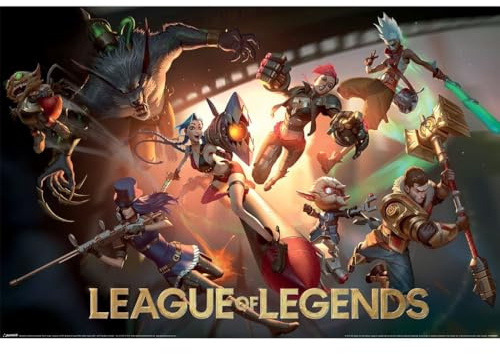 Pyramid International Offizielles Maxi-Poster – League of Legends (Riot), dekoratives Wandkunst, 61 cm x 91,5 cm, Poster für Schlafzimmer, Schlafsäle und Fans
