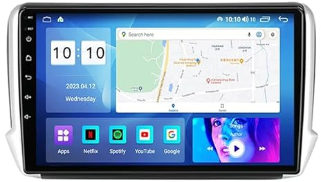 Android 15 Autoradio Radio 9 Zoll Multimedia Autoradio Mit Navi Für Peugeot 208 Active 2013· Auto Zubehör Einfügen Und Verwenden Autoradio Mit Bluetooth Freisprecheinricht HM607 8 Core 4G+WiFi 2+64GB